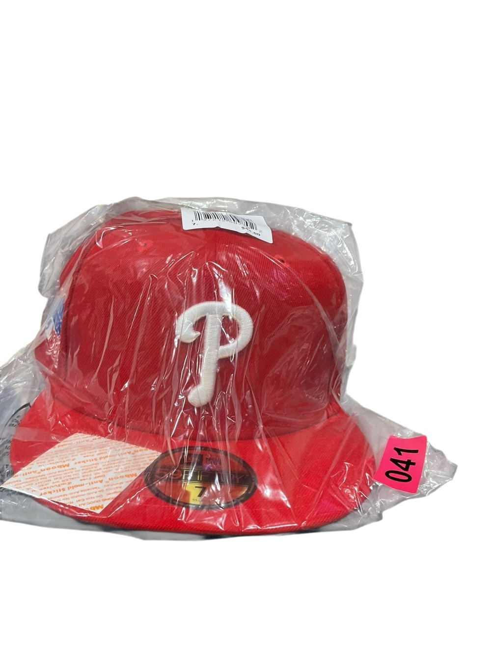 New Era 59FIFTY Philadelphia Phillies 1980 World Series Fitted Hat Red Size 7